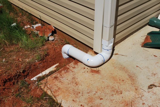 pvc rain spout pipe