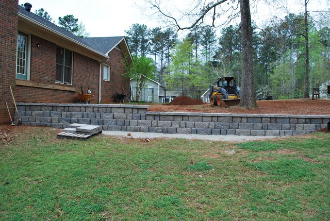 leveling ground before deck installation