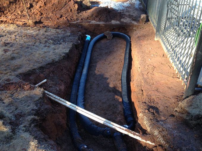 drainage installation