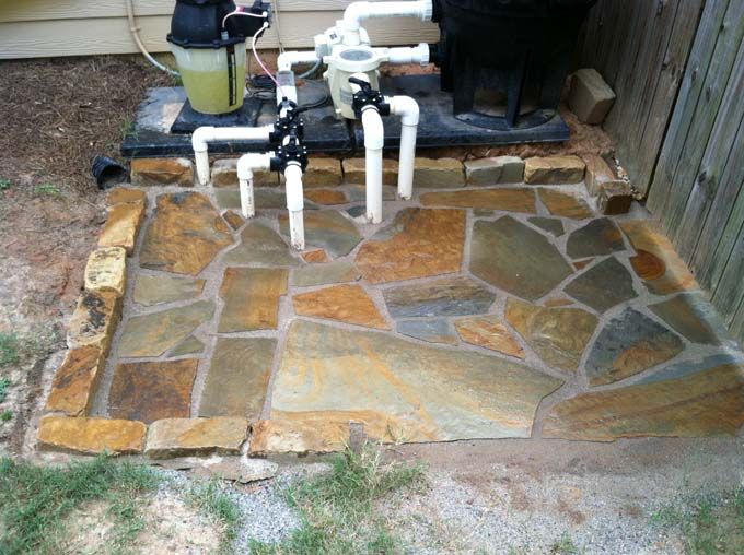 rock flagstone paver with tumbled edging