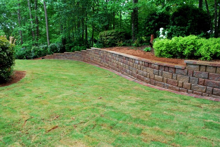 retaining wall edging